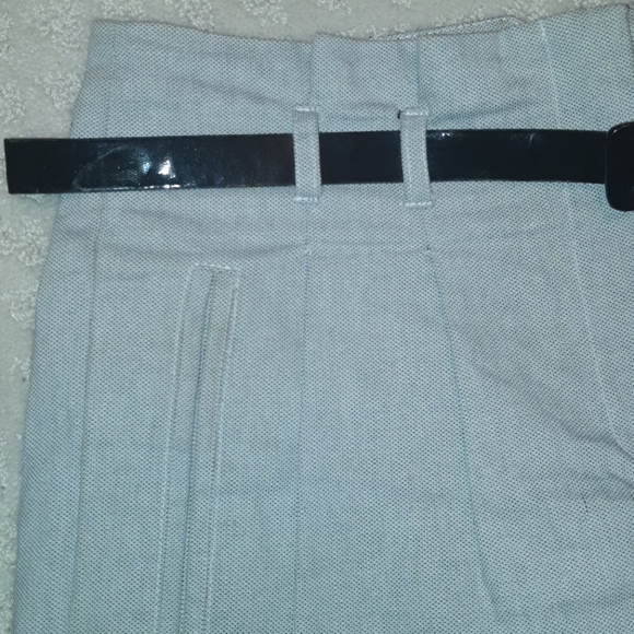 Grey Mila Paperbag Womens Shorts - Picture 4 of 5